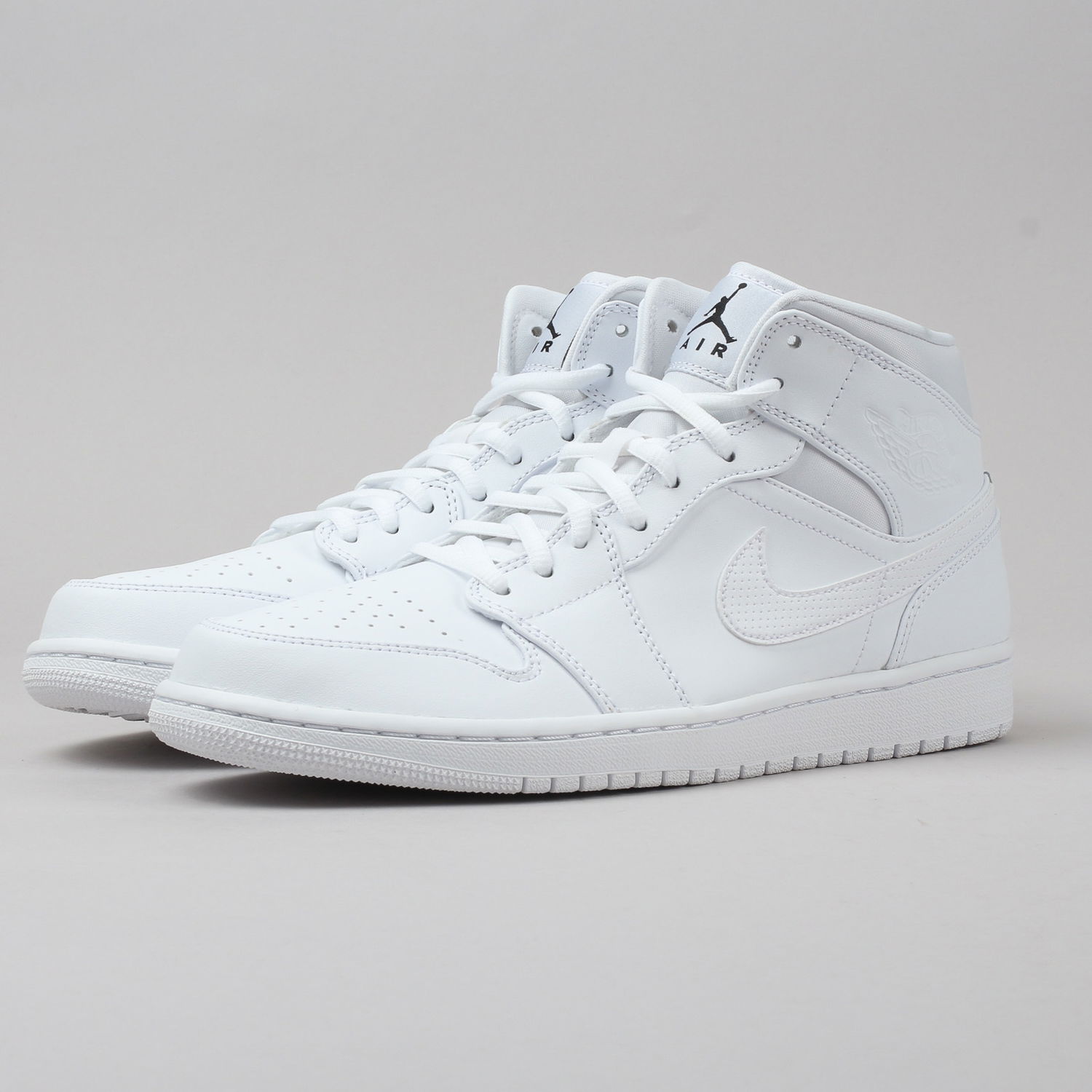 Sneakers og sko Jordan Air Jordan 1 Retro Mid ''White'' Hvid | 554724-110, 1