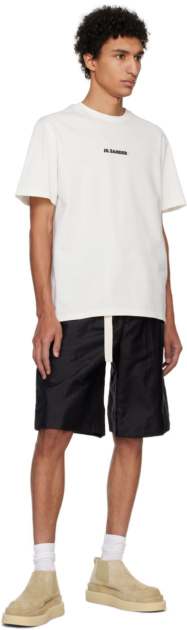 T-shirt Jil Sander Jil Sander + Logo Print T-Shirt Hvid | J47GC0156_J20103, 3