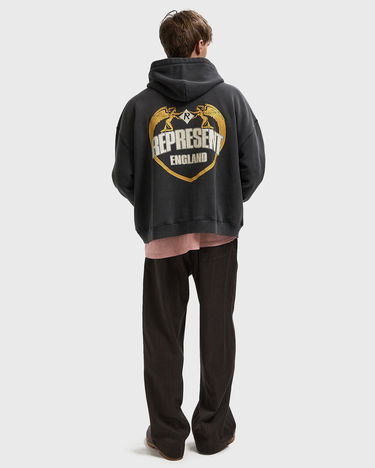 Sweatshirt Represent Clo Angel Border Hoodie Sort | MLM100368-04, 1