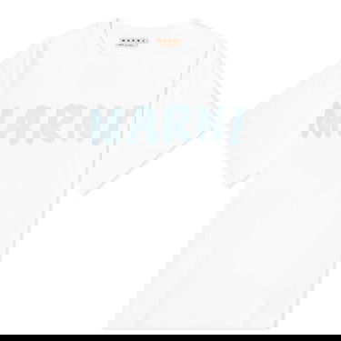 T-shirt Marni Large Logo T-Shirt "Lily White" Hvid | THJET49EPH-L4W01, 0
