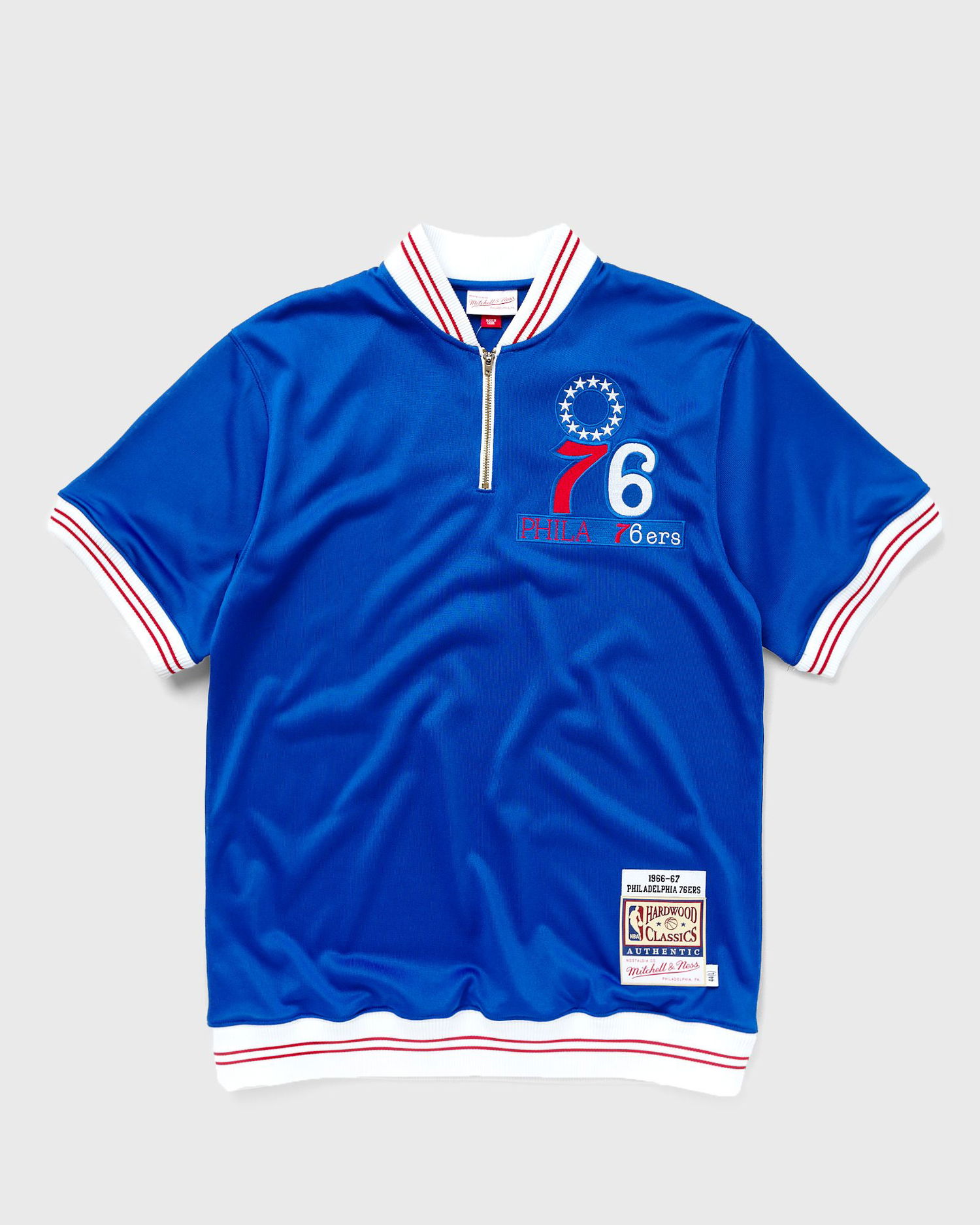 Jersey Mitchell & Ness NBA SHOOTING SHIRT 76ERS 1966 Blå | ASSH5698-P7666PPPROYA, 0