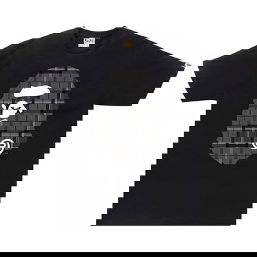 T-shirt BAPE Logo Check Big Ape Head Tee Sort | 0039 1SS190103LCBA BLAC, 1