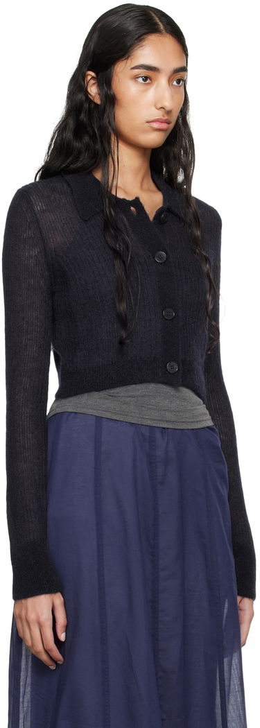 Sweater Cecilie Bahnsen Cecilie Bahnsen Jacqueline Cropped Cardigan Sort | 2.24KNI52004 JAQUELINE CARDIGAN, 1