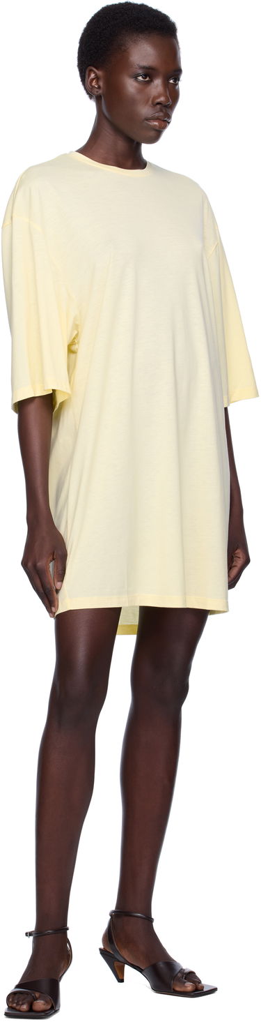 Kjole TOTEME TOTEME Relaxed Tee Minidress Gul | 253-WRT0594-FB0419, 3