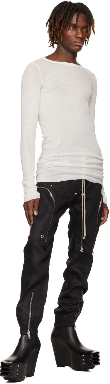 Cargo bukser Rick Owens Rick Owens Hollywood Bauhaus Cargo Pants Sort | RU01E5377 TWL, 3