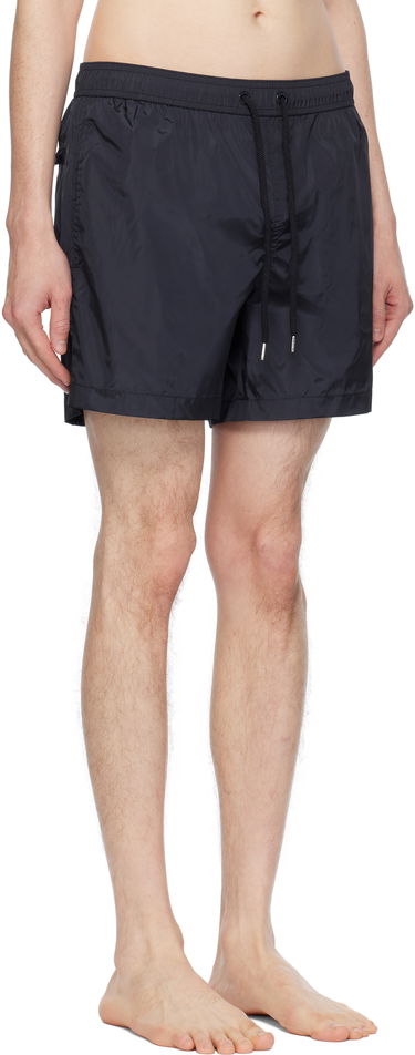 Badetøj Moncler Moncler Logo Patch Swim Shorts Sort | K10912C0000353326, 1