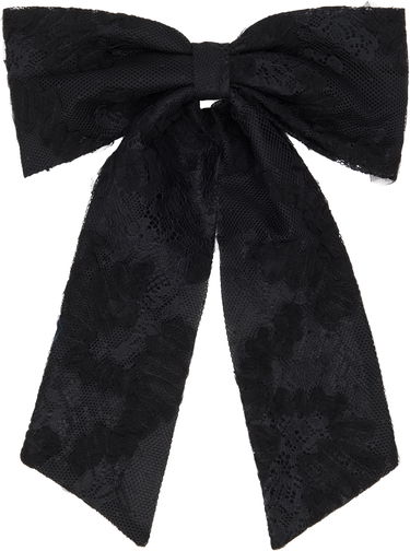 Tørklæde Anna Sui Anna Sui Lace Bombo Bow Hair Clip Sort | 1125M91, 0