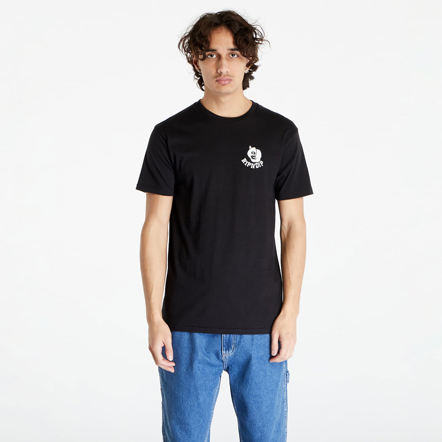 T-shirt RIPNDIP Skelly Nerm Smokes Tee Sort | RND10248, 0