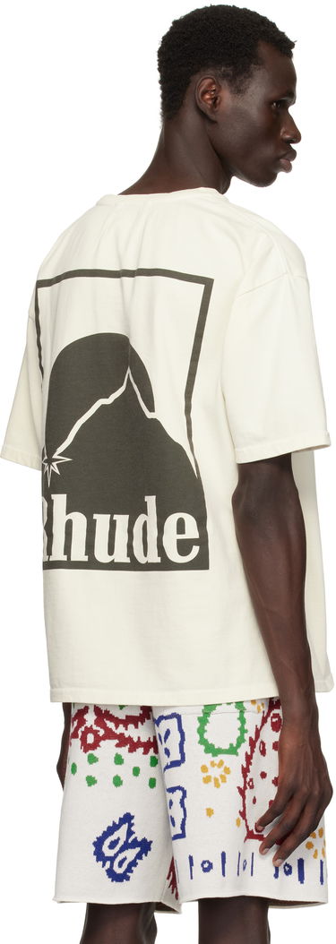 T-shirt Rhude Rhude Moonlight Badge T-Shirt Hvid | RHPS25TT03012, 2