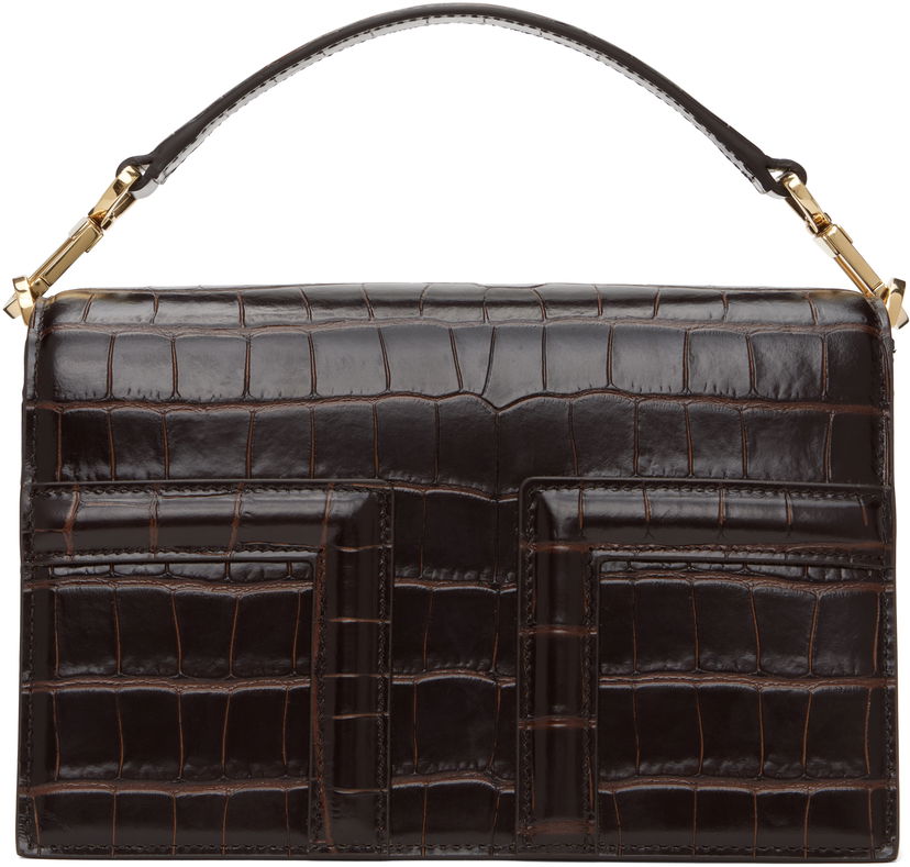 Håndtaske TOTEME TOTEME Mini T-Flap Bag Brun | 244-WAL0049-LE0076