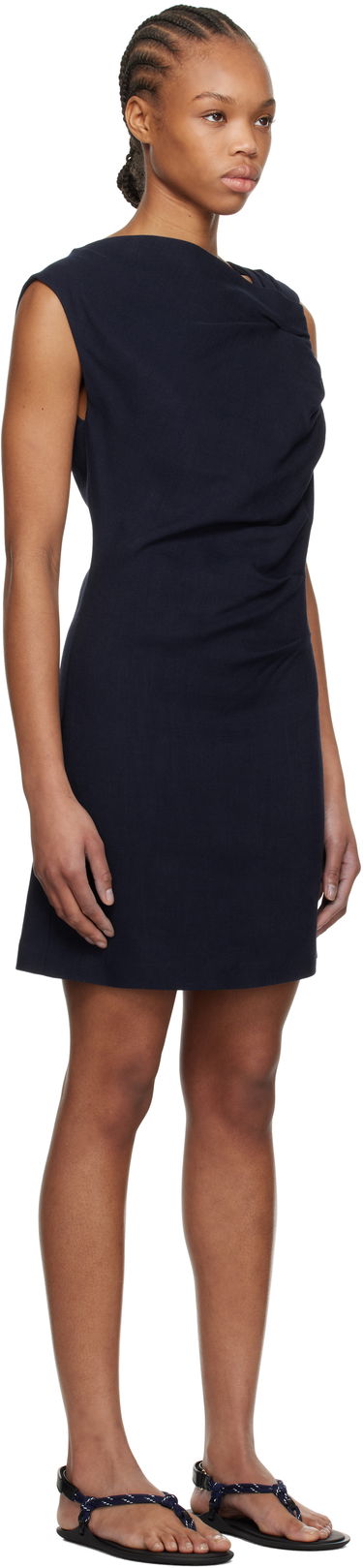 Kjole MSGM MSGM Twisted Mini Dress Gul | 3841MDA33 257106, 4