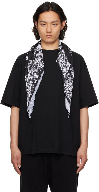 T-shirt We11done We11done Wrinkled Muffler T-Shirt Sort | WD-TT1-25-732-U-BK, 0