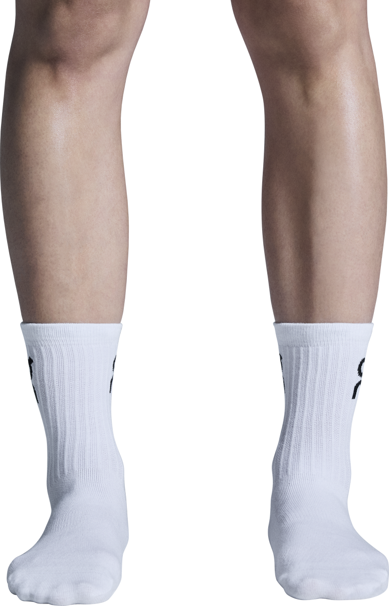 Sokker On Running Logo High Socks Hvid | 2UF10310069, 1