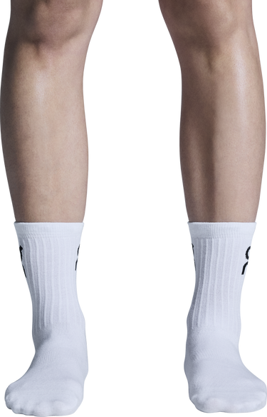 Sokker On Running Logo High Socks Hvid | 2UF10310069, 1
