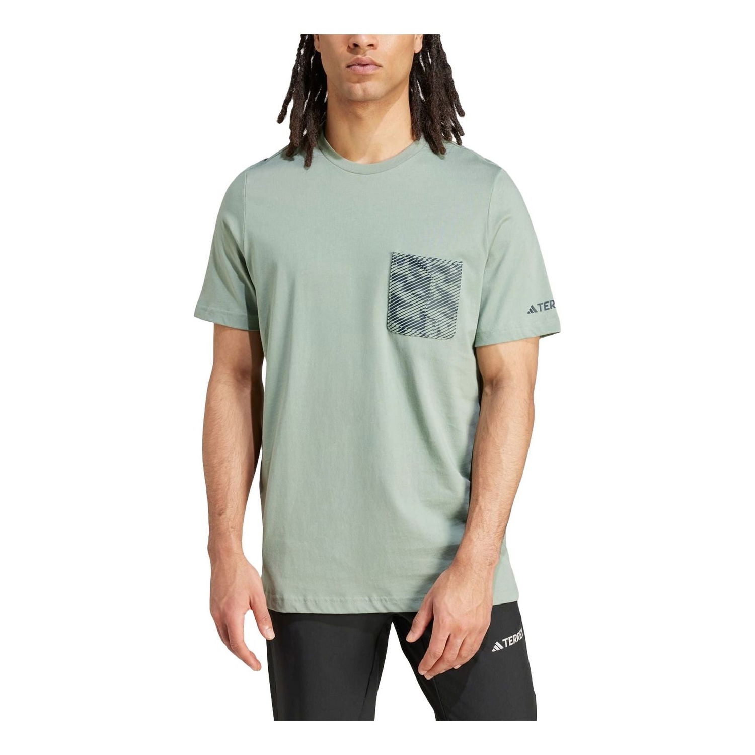 T-shirt adidas Performance Terrex Graphic Pocket T-Shirt Grøn | IZ0467, 0