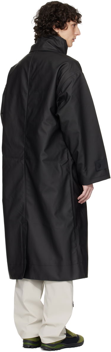 Regnfrakke Rains RAINS Vision Long Raincoat Sort | 17190, 2