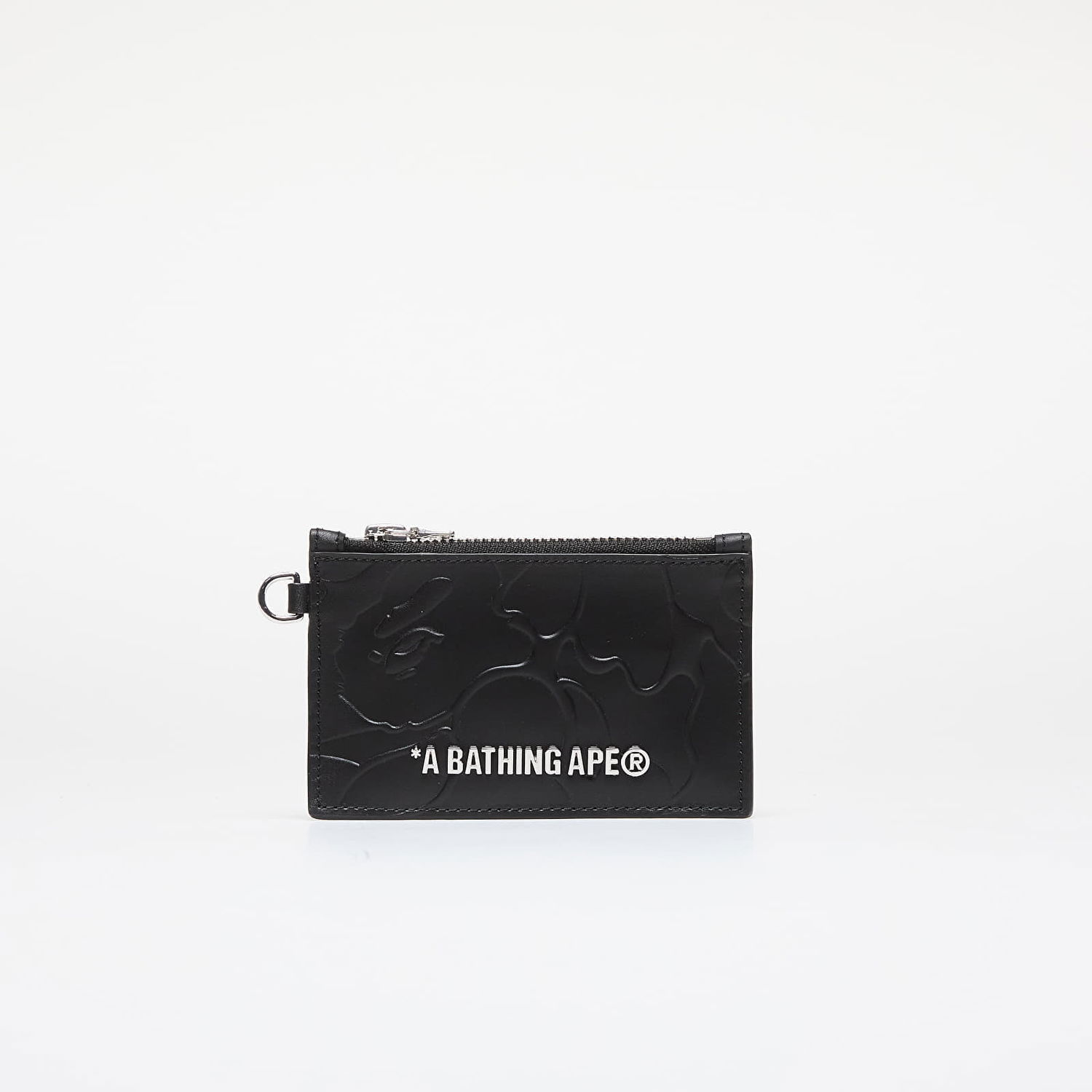 Tegnebog BAPE A BATHING APE Solid Camo Card Holder Small Wallet Black Universal Sort | 001SGK201315M BLK, 0