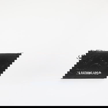 Tegnebog BAPE A BATHING APE Solid Camo Card Holder Small Wallet Black Universal Sort | 001SGK201315M BLK, 0