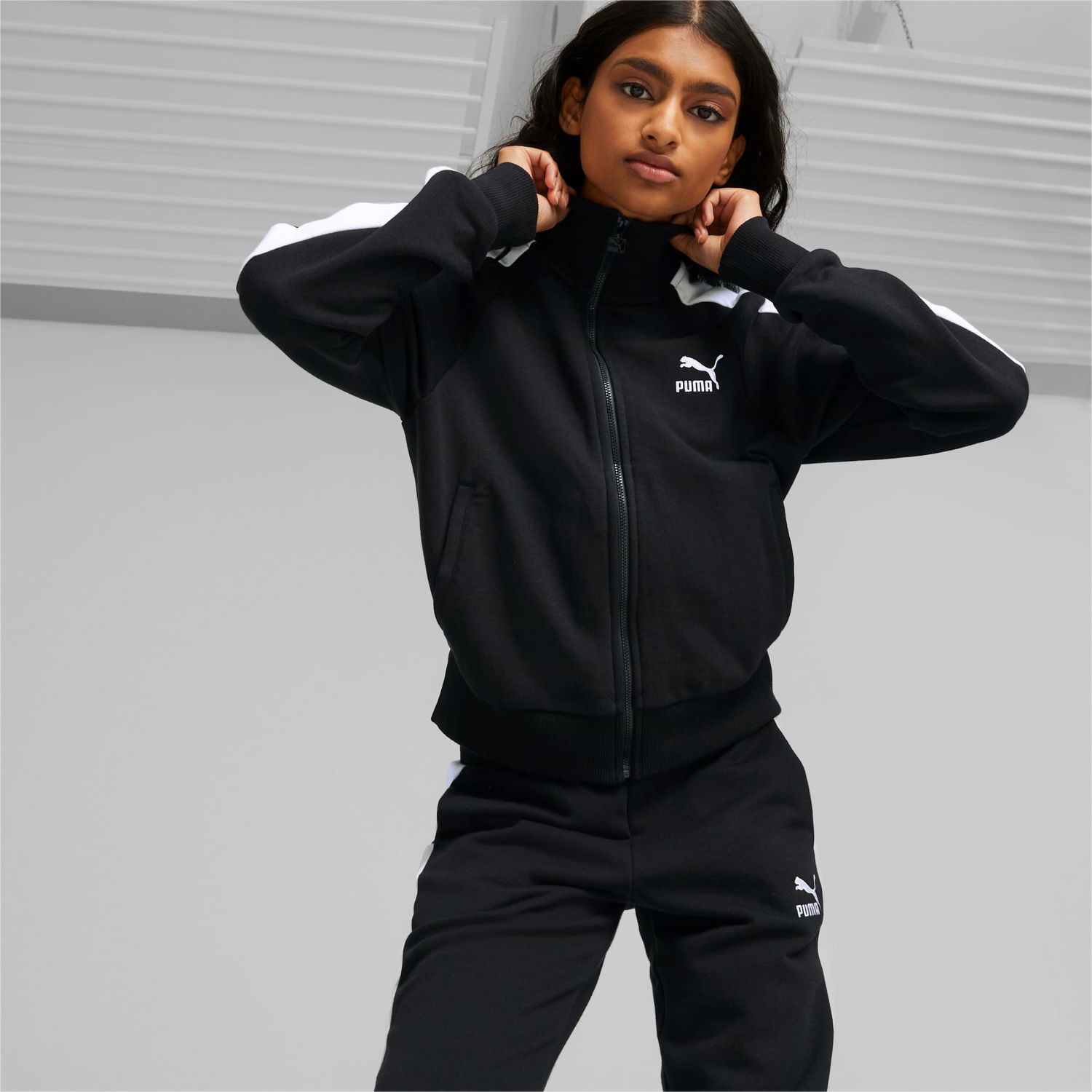 Jakke Puma Iconic T7 Track Jacket Sort | 530078_01, 0