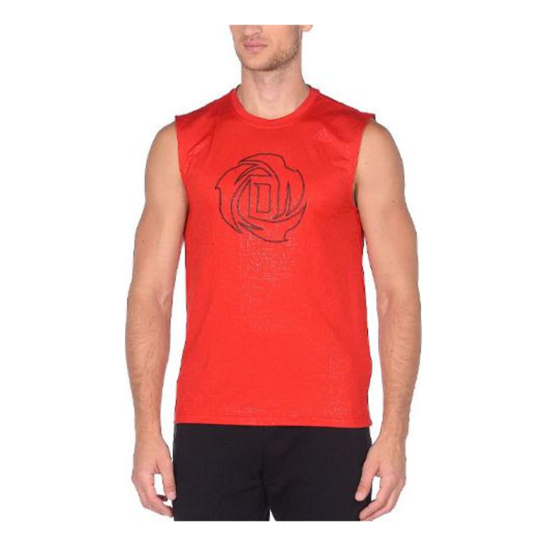 Tanktop adidas Originals Chicago Bulls Derrick Rose Men's Tank Rød | CW6888, 0