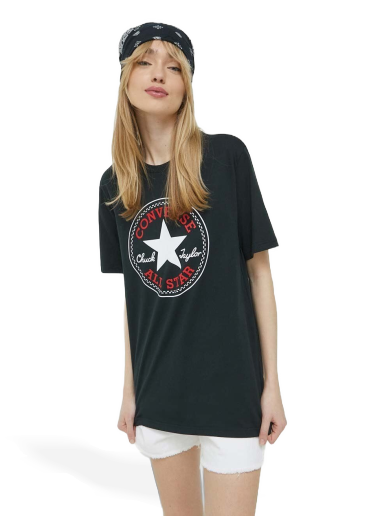 T-shirt Converse Go-To All Star Patch Standard Fit T-Shirt Sort | 10025459.A01