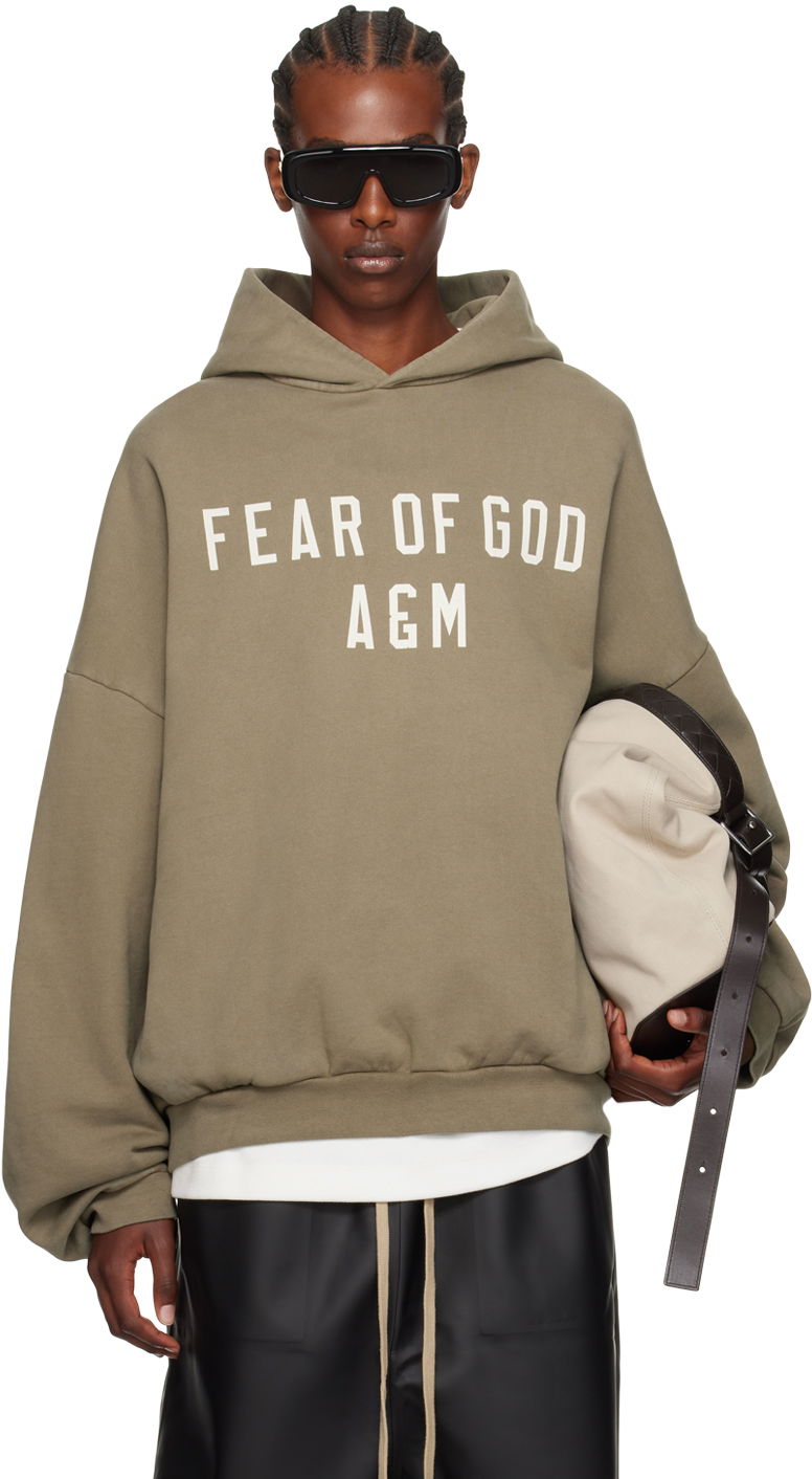 Sweatshirt Fear of God ESSENTIALS Heavyweight Hoodie Grøn | 192BT244815F