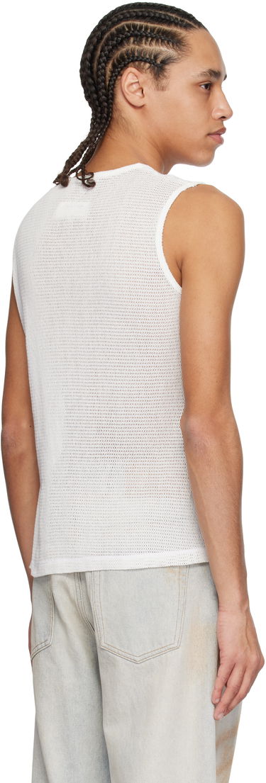 Tanktop Maison Margiela MM6 Maison Margiela V-Neck Tank Top Hvid | SH2NL0008 M20111, 2