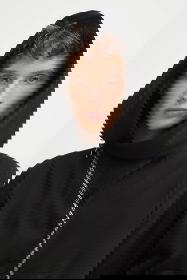 Sweatshirt Rick Owens Rick Owens DRKSHDW Mountain Hoodie Sort | DU02E7286.RIG, 3
