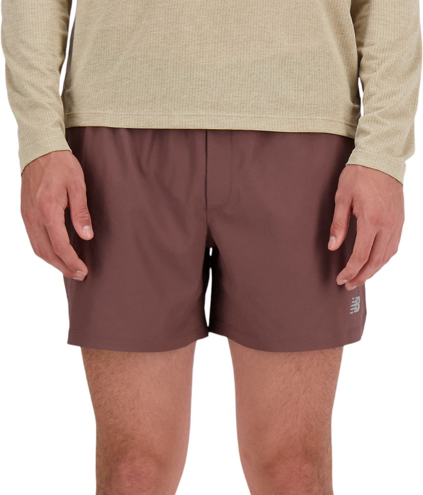 Shorts New Balance AC Lined Short 5" Bourgogne | ms41290-lie