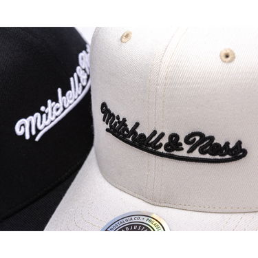 Kasket Mitchell & Ness Mitchell & Ness Branded Script Stretch Cap Sort | HC12184-MNNBLCK, 6