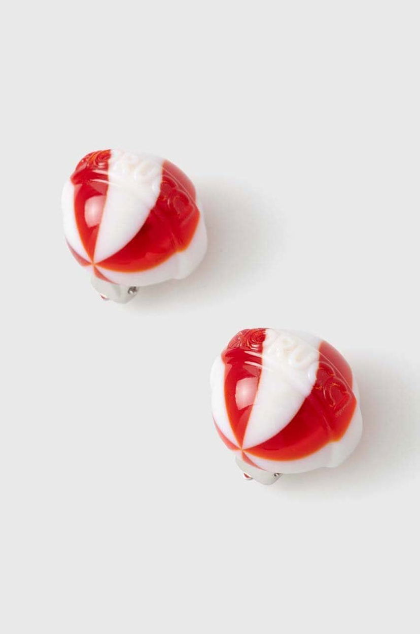 Øreringe Fiorucci Fiorucci Mini Lollipop Clip-on Earrings Rød | U01FPAJE145PT01RD02