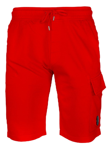 Shorts C.P. Company Light Fleece Cargo Shorts Red Rød | 12CMSB021A002246G455