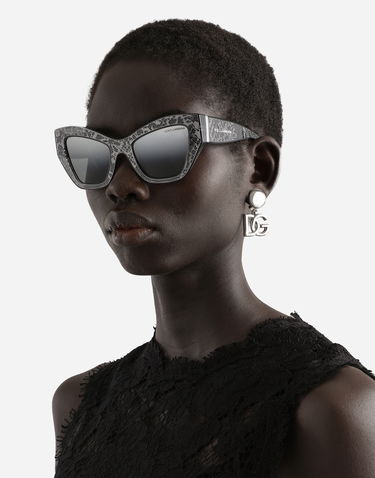 Solbriller Dolce & Gabbana Dolce & Gabbana DG Lace Sunglasses Metalisk | VG4494VP06G9V000, 1