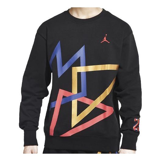 Sweater Jordan Air Jordan Sport DNA Knit Sweatshirt Sort | CZ5468-010
