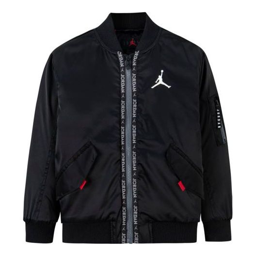 Bomberjakke Jordan Air Jordan Poly Padded Bomber Jacket Sort | JD2242015GS-001