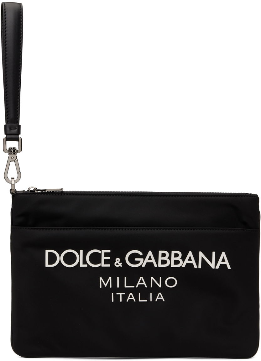 Tegnebog Dolce & Gabbana Pouch With Logo Sort | BP3259AG182, 0