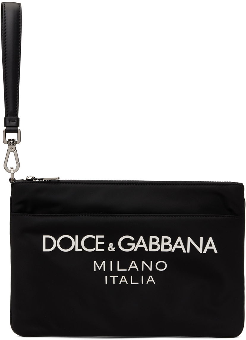 Tegnebog Dolce & Gabbana Pouch With Logo Sort | BP3259AG182