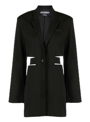 Kjole Jacquemus Cut-Out Blazer Sort | 221DR0161075990