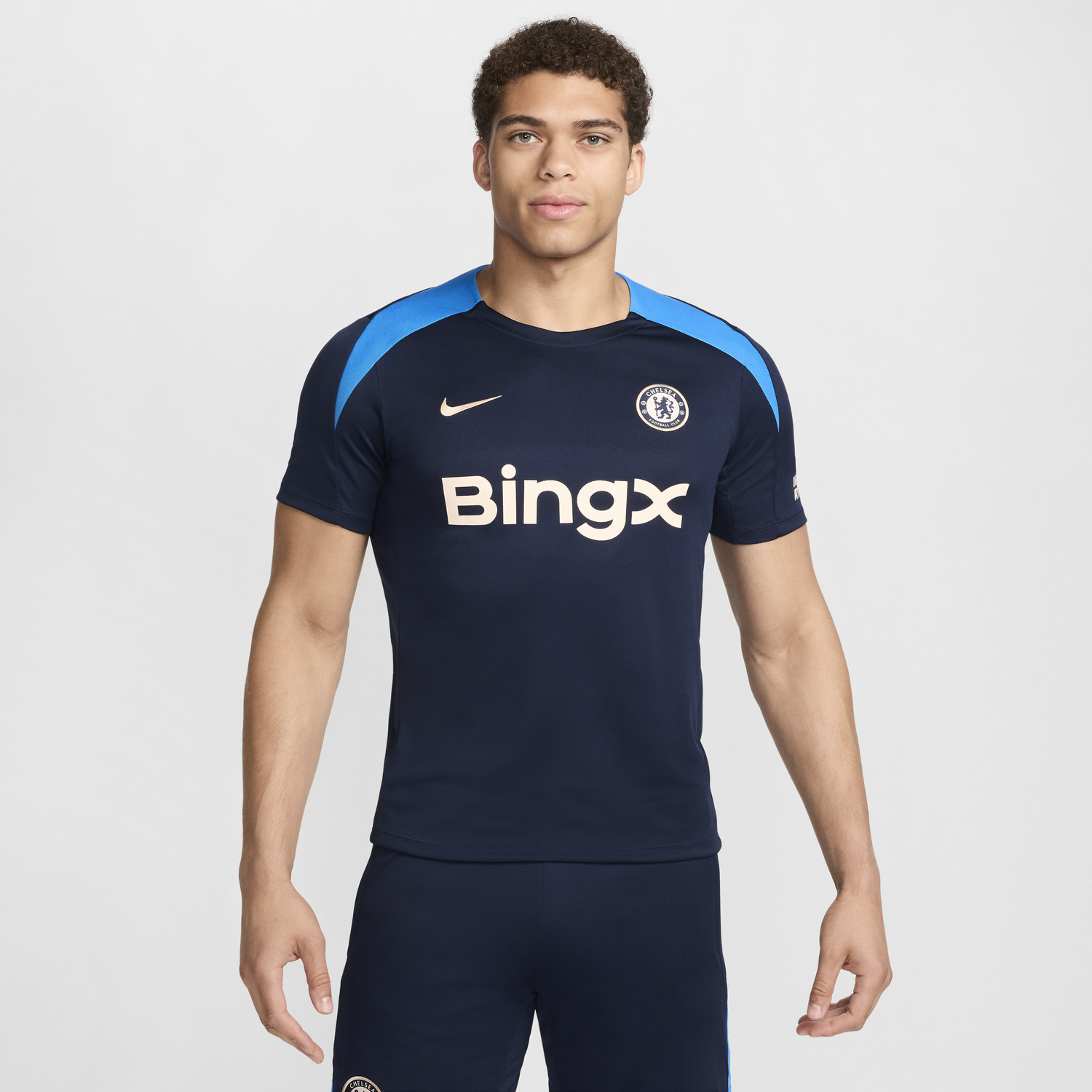 T-shirt Nike Dri-FIT Chelsea FC Strike Mørkeblå | FN9813-454, 0