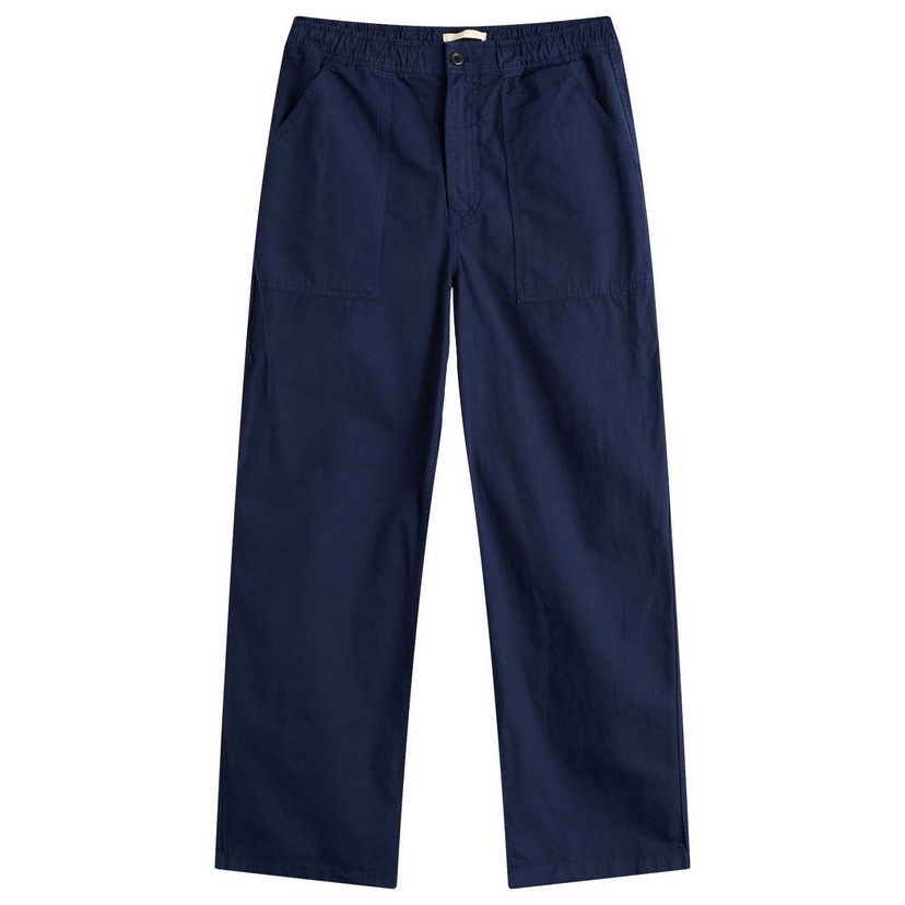 Bukser NORSE PROJECTS Ragnar Relaxed Ripstop Pants, Size Large Mørkeblå | N25-0428-7555