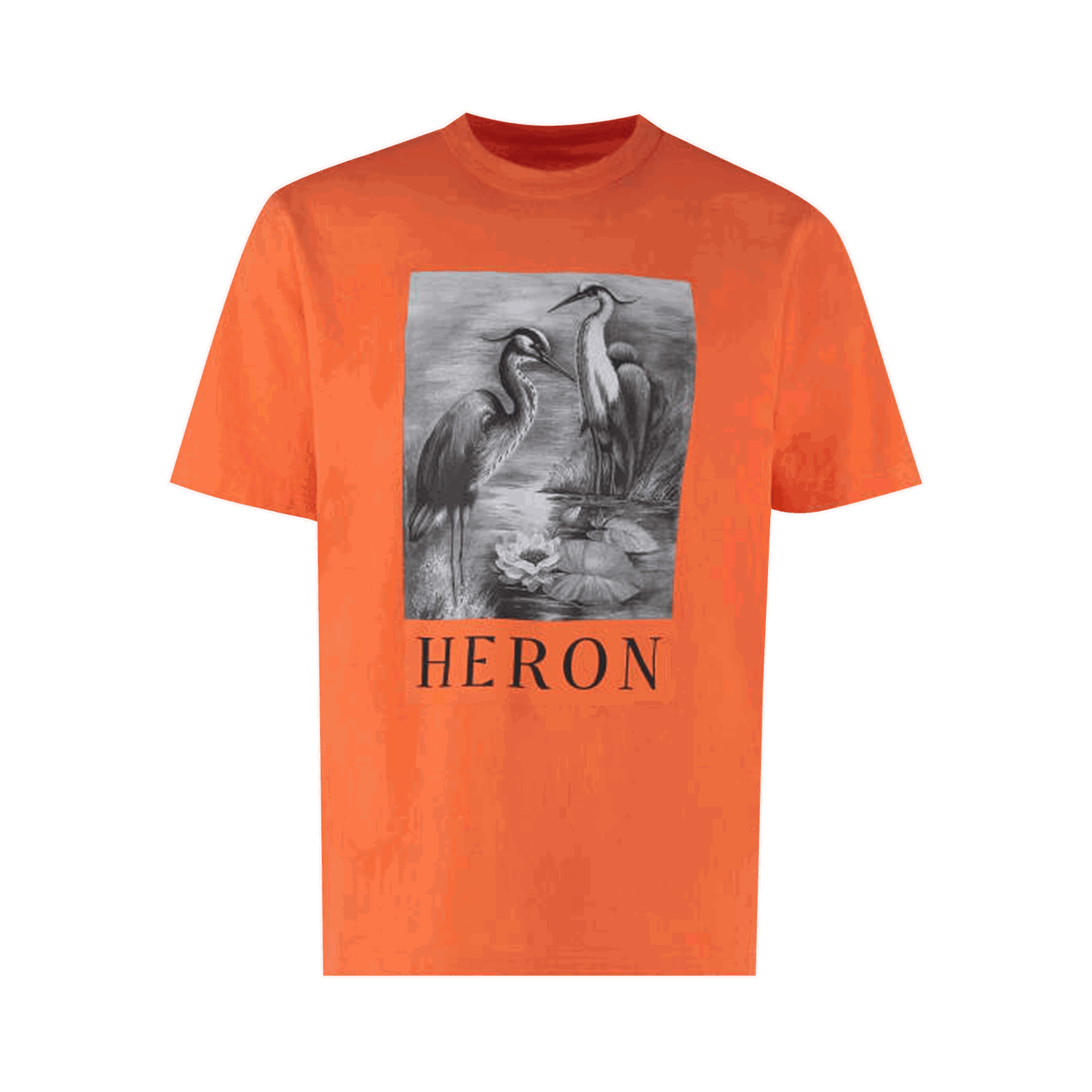 T-shirt HERON PRESTON NF Heron Bw Tee Orange | HMAA032C99JER0032210, 0