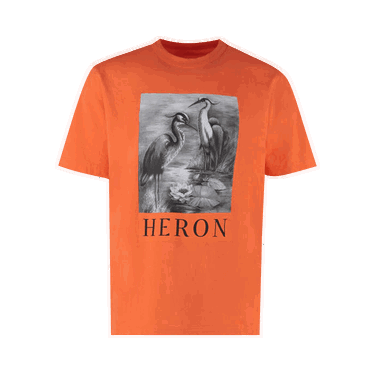 T-shirt HERON PRESTON NF Heron Bw Tee Orange | HMAA032C99JER0032210, 0