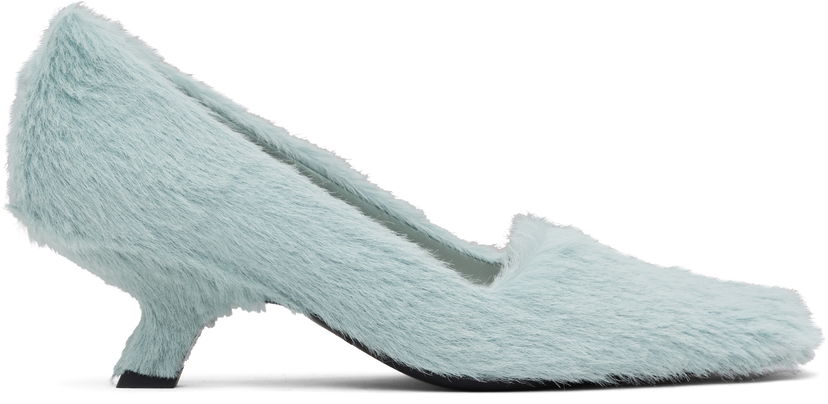 Sneakers og sko Bottega Veneta Bottega Veneta Boogie Fur Heels Blå | 816551 V55Q0