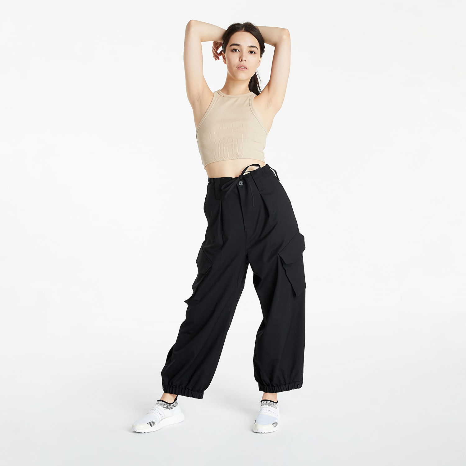Cargo bukser Y-3 Classic Refined Wool Stretch Cargo Pants Sort | GV2794, 1