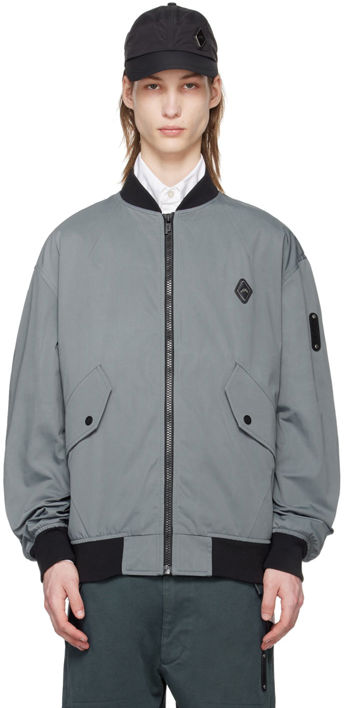 Bomberjakke A-COLD-WALL* Cinch Bomber Jacket Grå | ACWMO240, 0