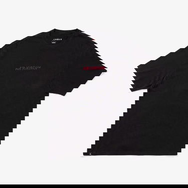 T-shirt Jordan Wordmark x T-Shirt Sort | DV6465-010, 0