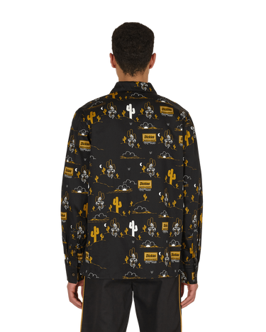 Skjorte Dickies Bettles AOP Shirt Sort | DK0A4XGY BLK1, 4