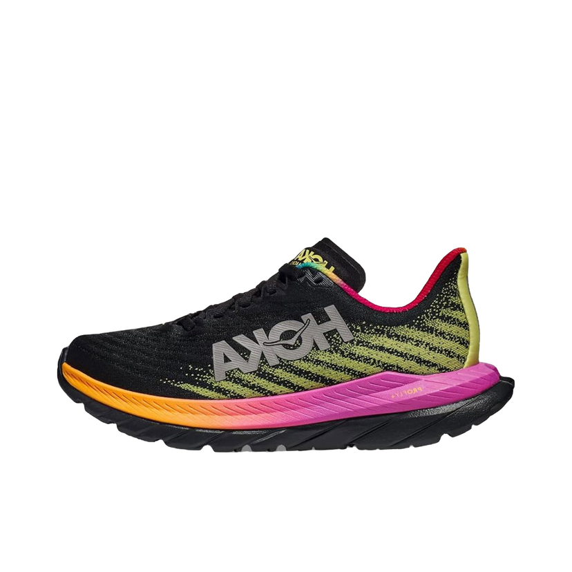 Løbe Hoka One One Mach 5 Black Multi-Color (Women's) Sort | 1127894-BKML