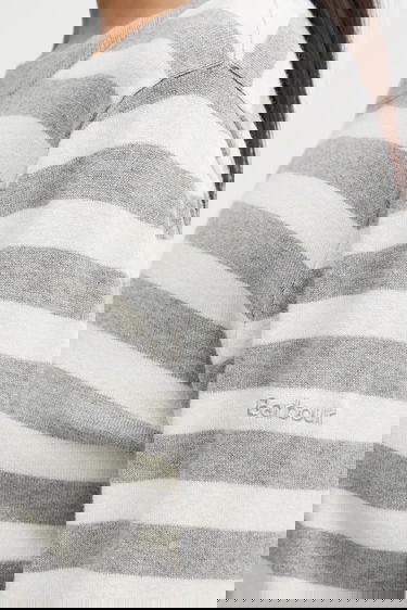 Sweater Barbour Lois Striped Cashmere Blend Knitted Jumper Flerfarvet | LKN1707WH51, 3