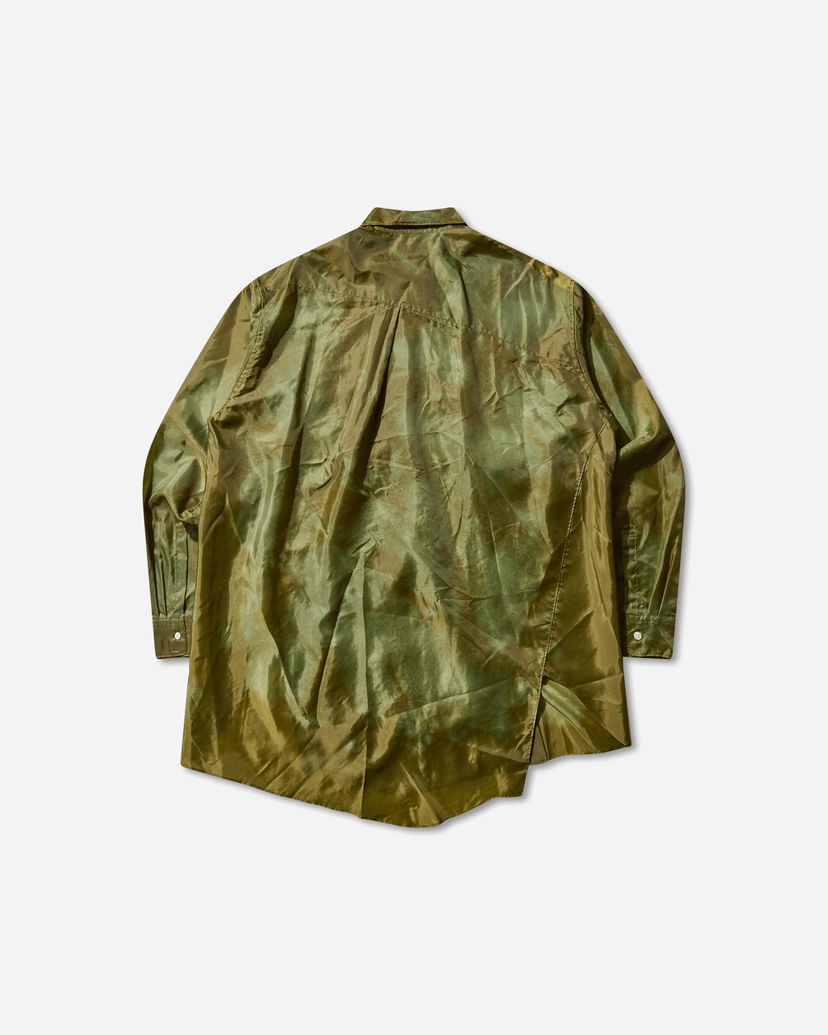 Skjorte Comme des Garçons Asymmetrical Shirt Grøn | PP-B006-W25 1